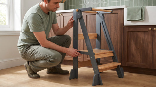 How to Inspect Hinges on a Foldable Montessori Learning Tower