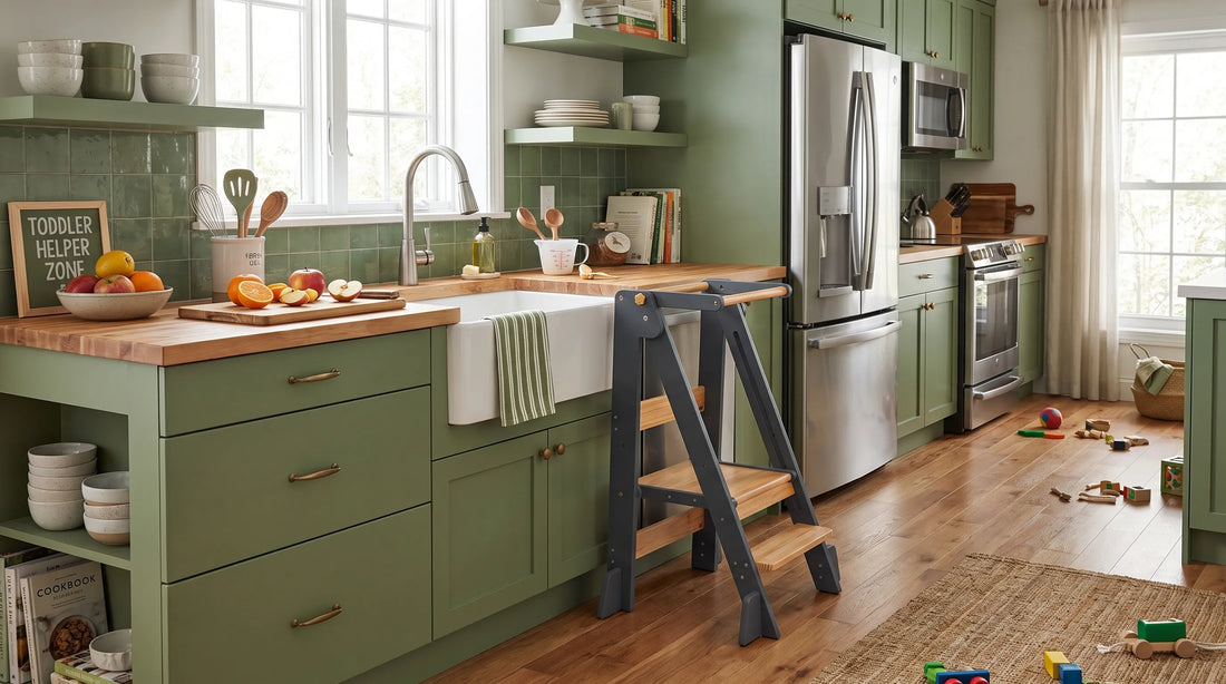 Why Chairs Aren’t a Safe Child’s Kitchen Stool Substitute