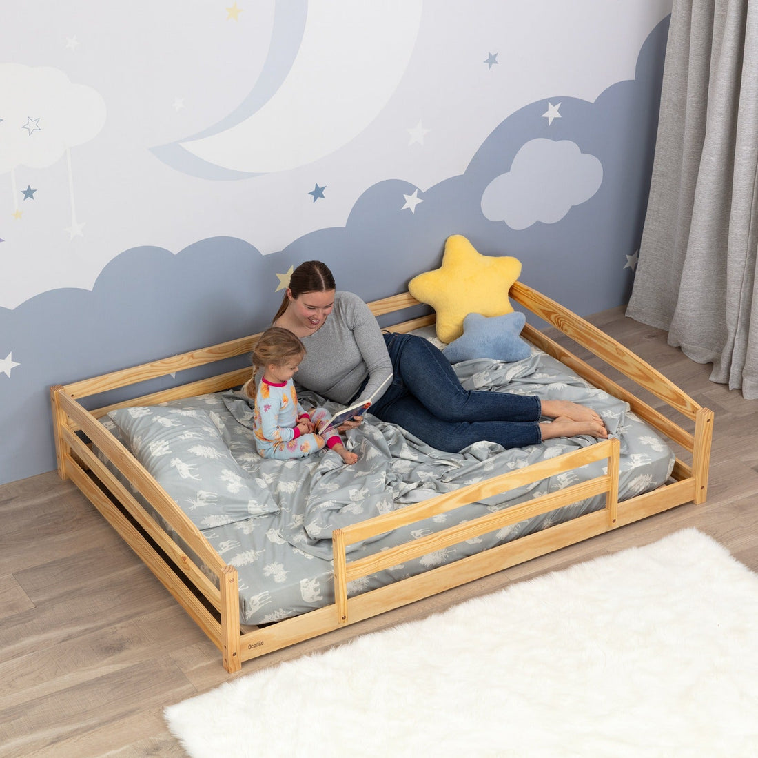Changing Sheets on a Full Size Floor Bed Without Heavy Lifting