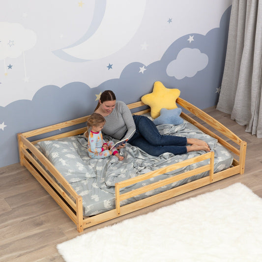 Changing Sheets on a Full Size Floor Bed Without Heavy Lifting
