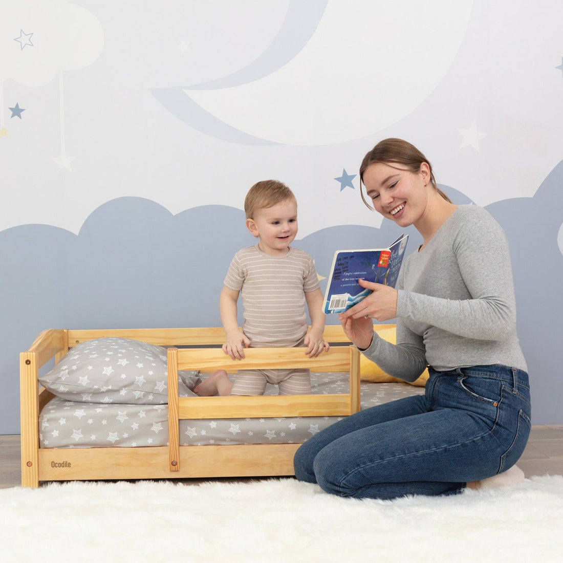 Does a Floor Bed With High Rails Make Bedtime Harder?