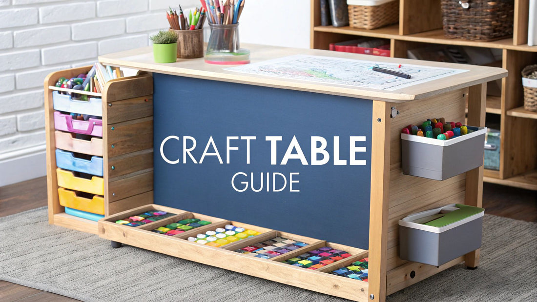 Choosing the Best Art and Craft Table with Storage for Kids