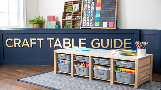 The Ultimate Arts and Crafts Table with Storage Guide