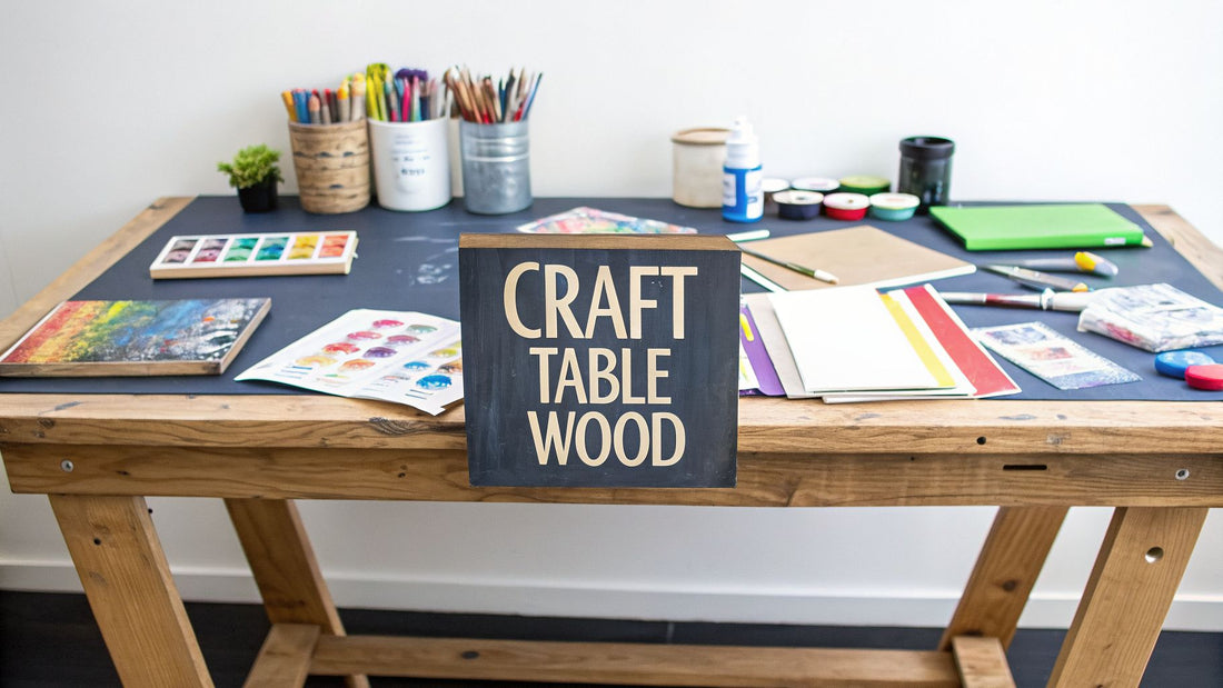 Choosing the Best Craft Table Wood for Creative Kids
