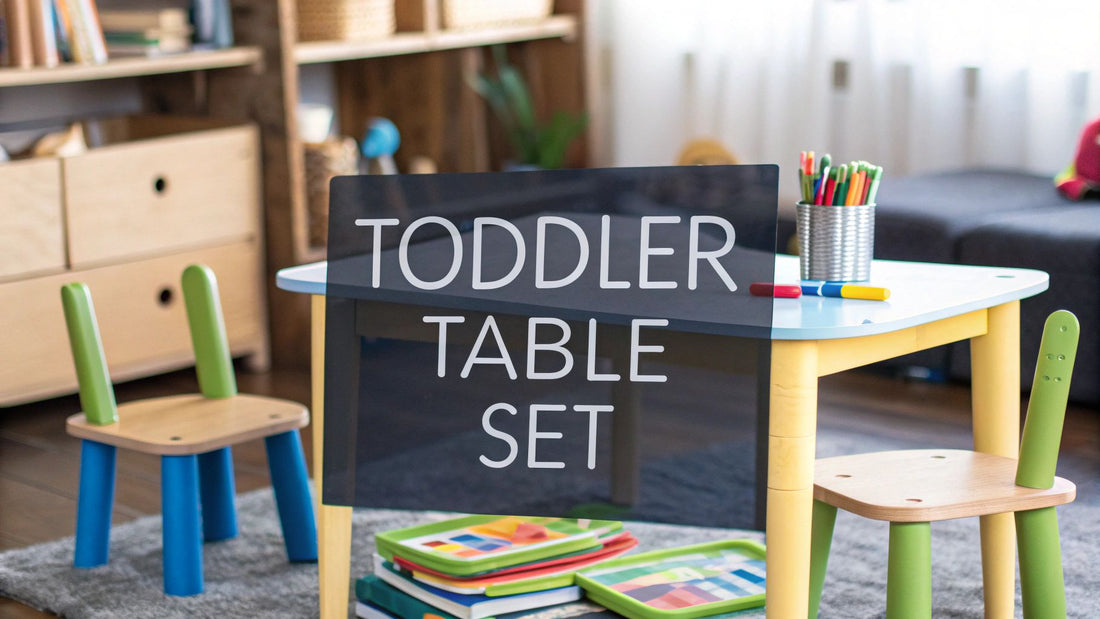 Choosing a Toddler Table Chair Set That Kids Love