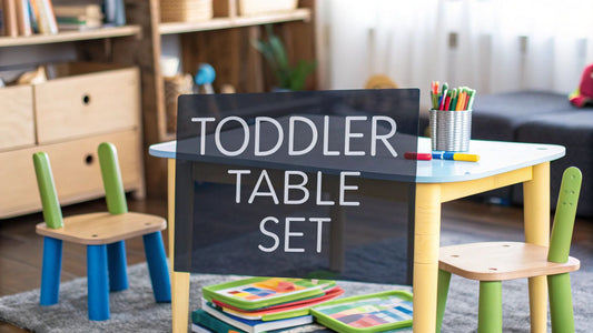 Choosing a Toddler Table Chair Set That Kids Love