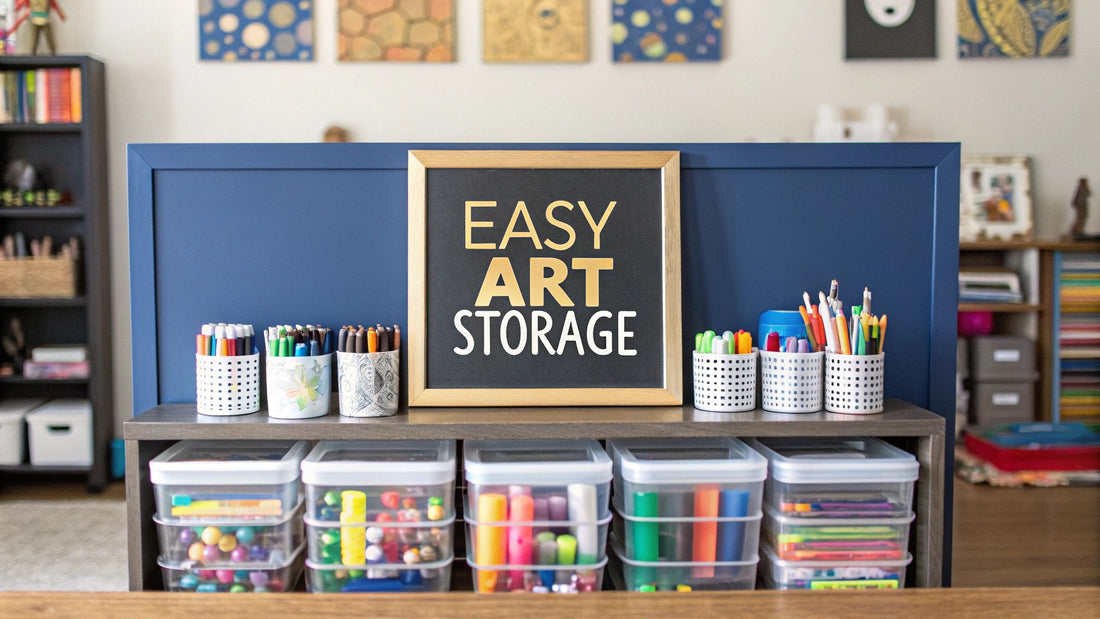 Art Supply Storage Kids Will Actually Use