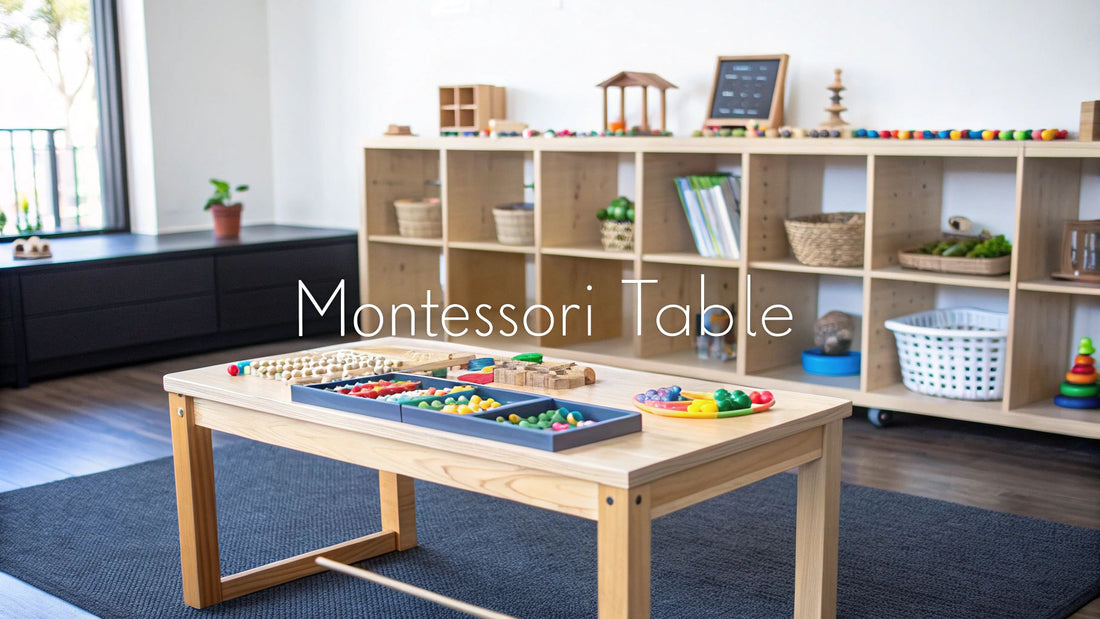 Montessori Activity Table: Promote Independence & Learning