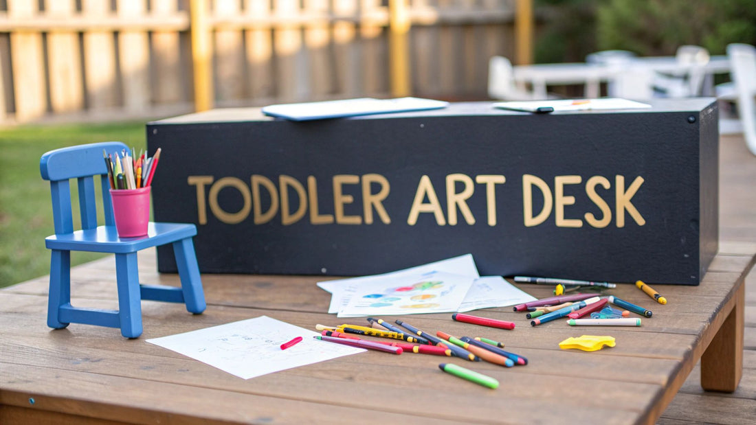 Choosing a Toddlers Art Desk A Practical Guide