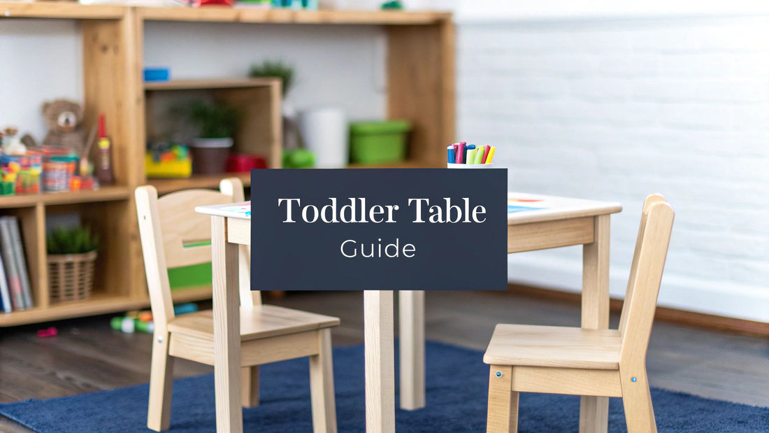 Your Guide to Toddler Table and Chairs Wood Sets