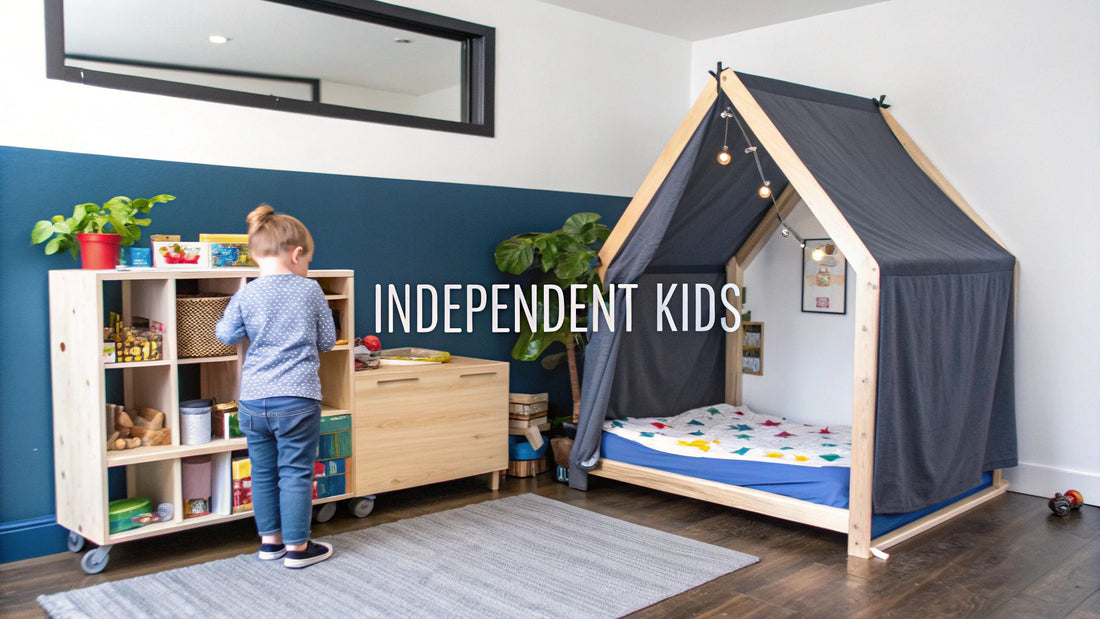 Montessori Bedroom Furniture for Independent Kids
