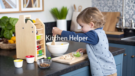 Guidecraft Kitchen Helper: A Safe, Montessori-Inspired Learning Stool