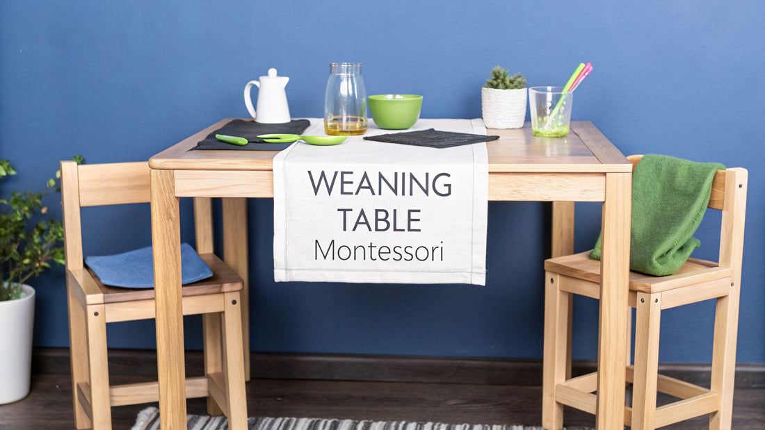 Weaning Table Montessori: Fostering Independence at Mealtimes