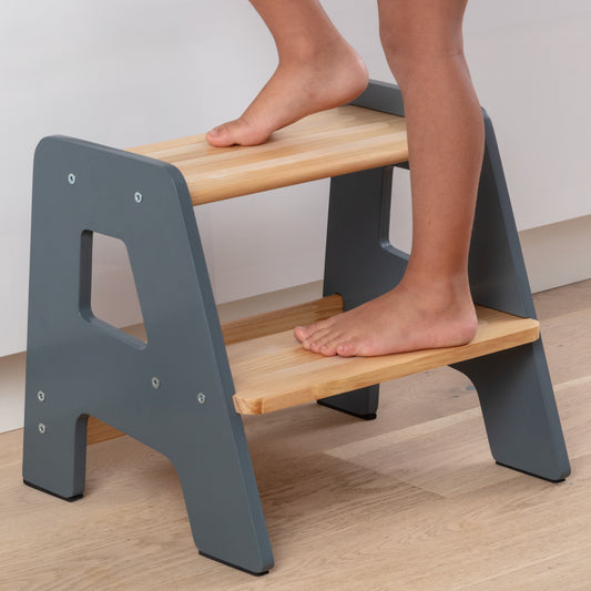 Step Stool for Kids (Gray)