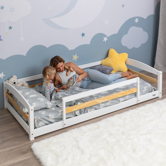 Floor Bed for Kids (White)