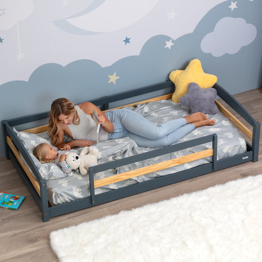 Floor Bed for Kids (Gray)