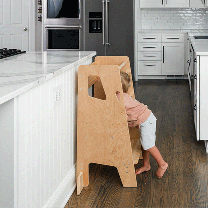 Montessori Toddler Tower - Adjustable Kitchen Stool Helper