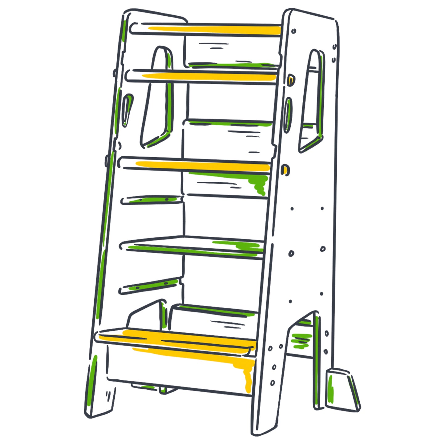 standing tower with bars - replacement parts