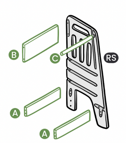 Standing Tower with Door - Replacement Parts