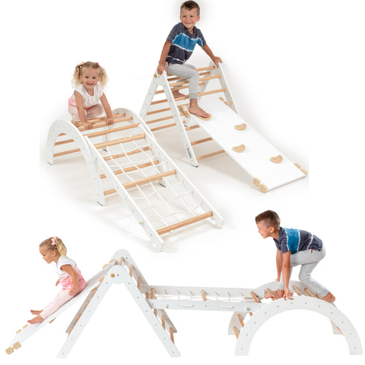 Climbing Set for Kids (White)