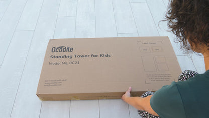 Adjustable Toddler Kitchen Tower with Safety Bars