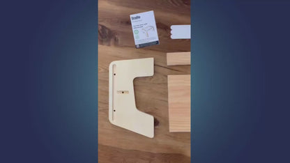 1-Step Wooden Stool for Kids(Multi-Purpose Step Stool for Kitchen, Bath, and Potty Training)