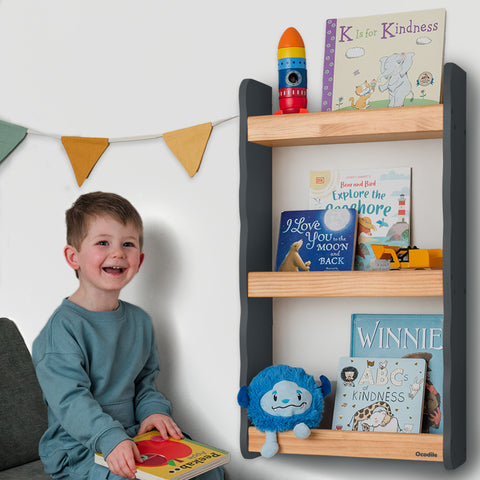 Floating Bookcase for Kids