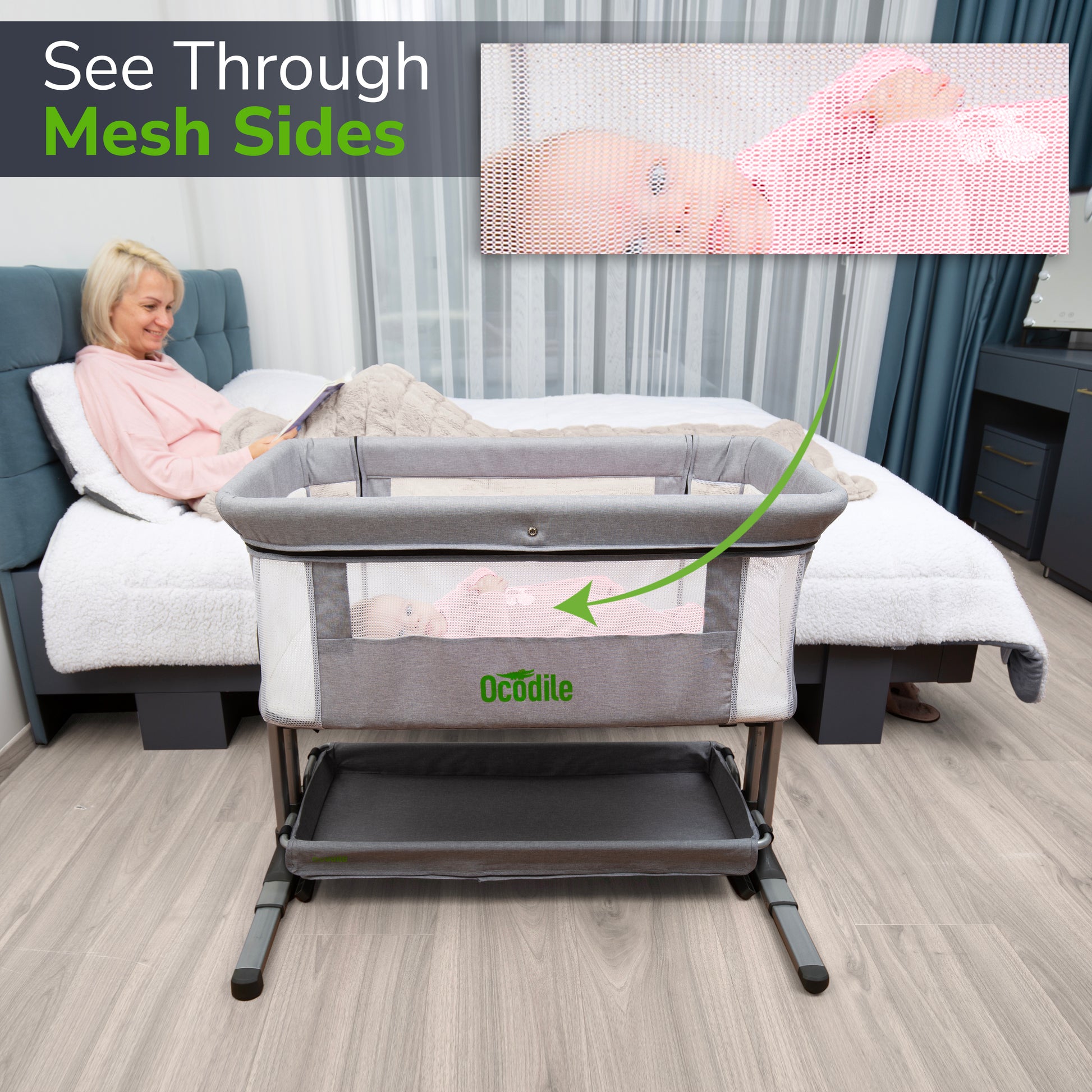 The Cozy Cradle by Your Side:The Comfort of a Bedside Sleeper for Baby, by  Ebni Viljoen, Jan, 2024